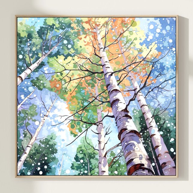 Forest Watercolor Painting Art Print  (Creator Uploaded)