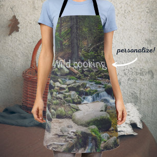 Forest waterfall  apron