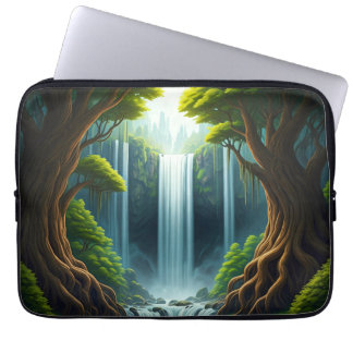 Forest Waterfall Electronics Bag