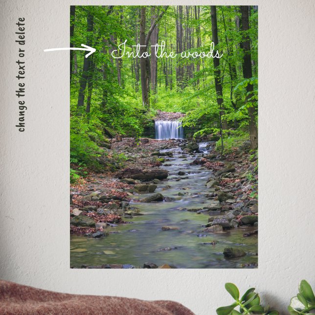 Forest waterfall  poster (Creator Uploaded)