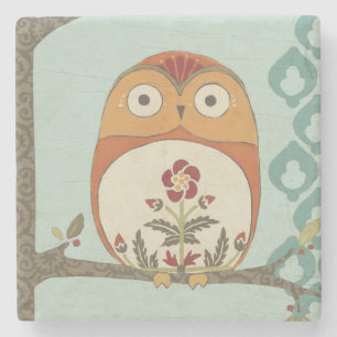 Forest Whimsy II Stone Coaster