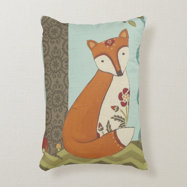 Forest Whimsy III Decorative Cushion (Front(Vertical))