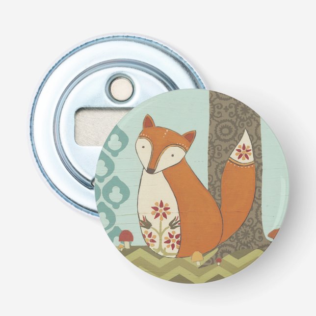 Forest Whimsy IV Bottle Opener (Front)