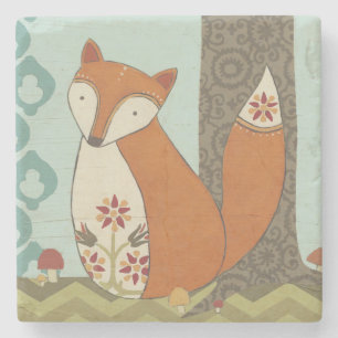Forest Whimsy IV Stone Coaster