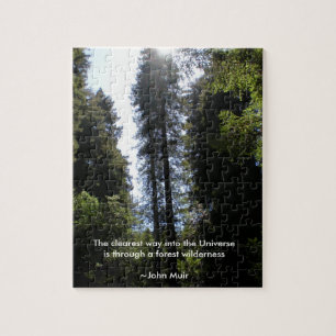 Forest Wilderness Redwoods Jigsaw Puzzle