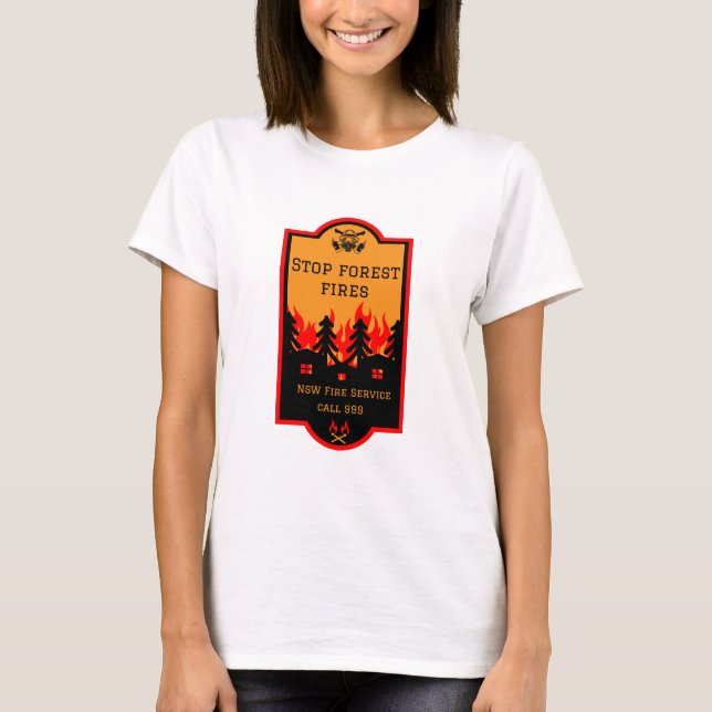 Forest Wildfire Prevention T-Shirt (Front)