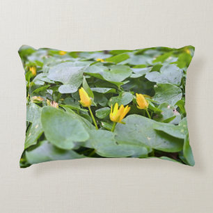 Forest Wildflowers – Botanical Nature Photography Decorative Cushion