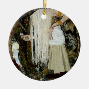 Forest Witch Christmas Ornament