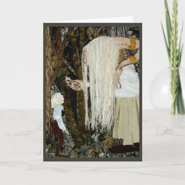 Forest Witch Holiday Card (Front)