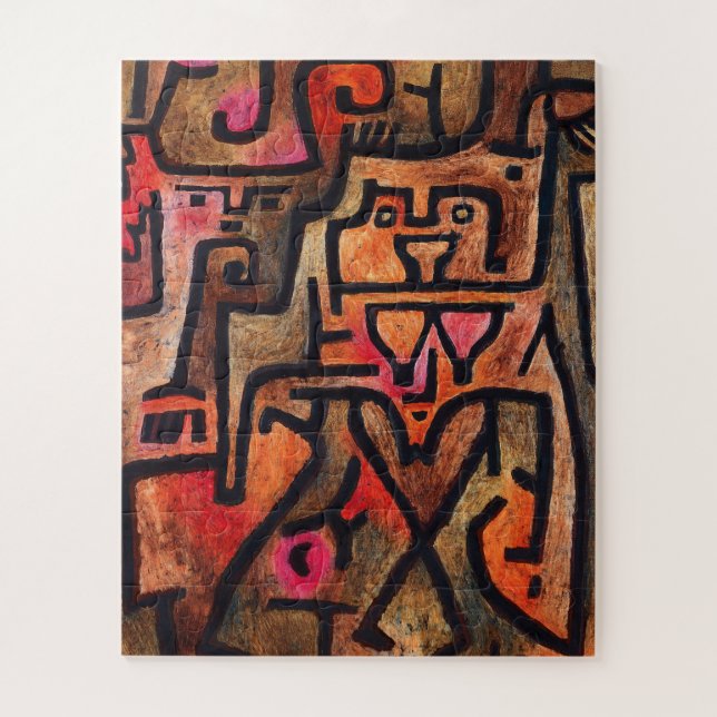  Forest Witch, Paul Klee Abstract Art Jigsaw Puzzle (Vertical)