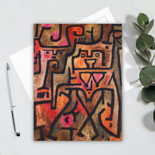 Forest Witch, Paul Klee Abstract Art Postcard