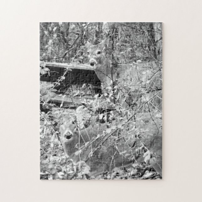 Forest with  Whitetail Deer Puzzle (Vertical)