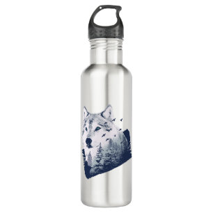 Forest Wolf 710 Ml Water Bottle