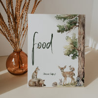 Forest Woodland Animals Baby Shower Food