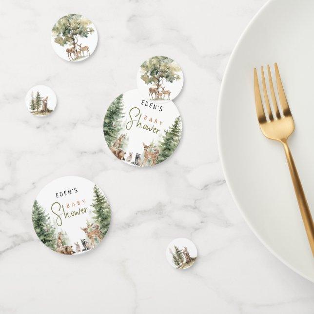 Forest Woodland Animals Table Confetti (Group)