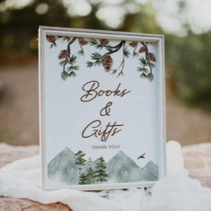 Forest Woodland Books and Gifts Poster