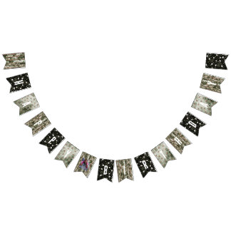 Forest Woodland Photo Birthday Bunting Bunting