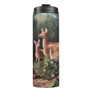 Forested Deer Thermal Tumbler