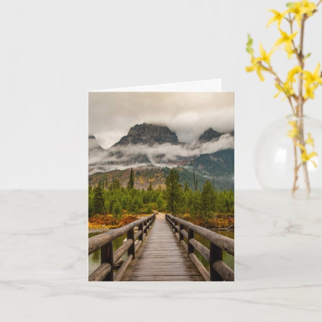 Forested Trail Card (Yellow Flower)