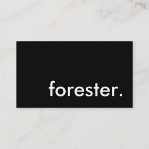 forester. business card