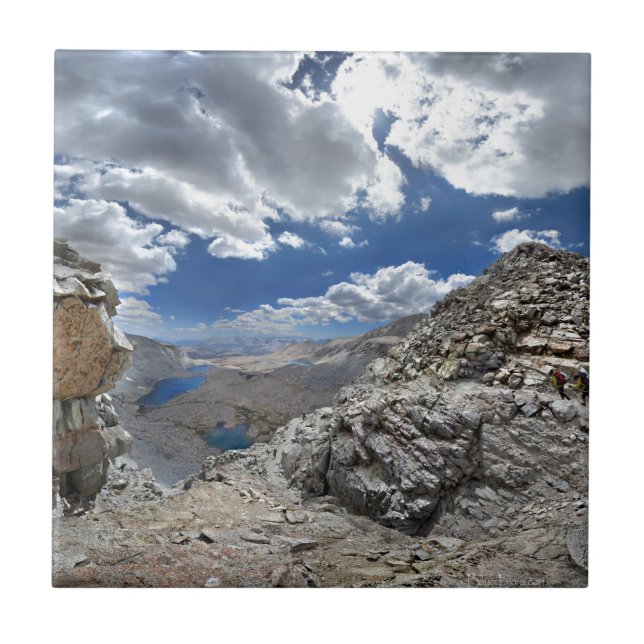 Forester Pass - John Muir Trail - Sierra Nevada Ceramic Tile (Front)