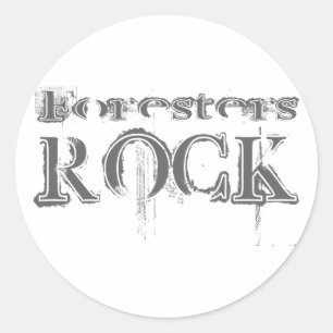 Foresters Rock Classic Round Sticker