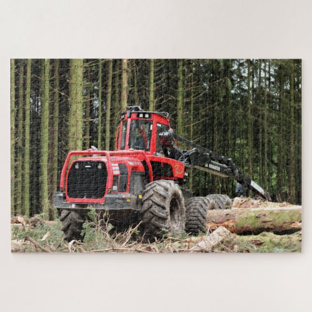 Forestry Harvester at Rest Jigsaw Puzzle (Horizontal)