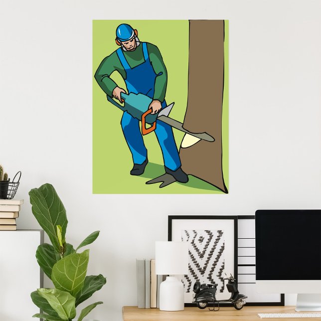 Forestry Worker Poster (Creator Uploaded)