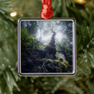 Forests Anaga Rural Park Canary Islands Metal Ornament