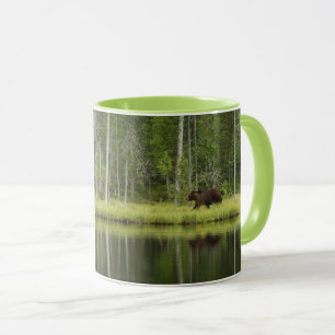Forests Bear at Taiga Forest Northern Finland Mug