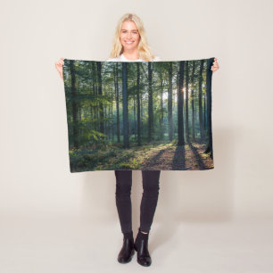 Forests Black Forest Germany Fleece Blanket