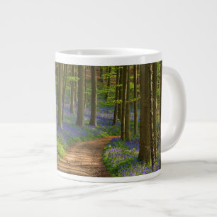 Forests Bluebell Forest in Belgium Large Coffee Mug