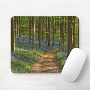 Forests Bluebell Forest in Belgium Mouse Pad