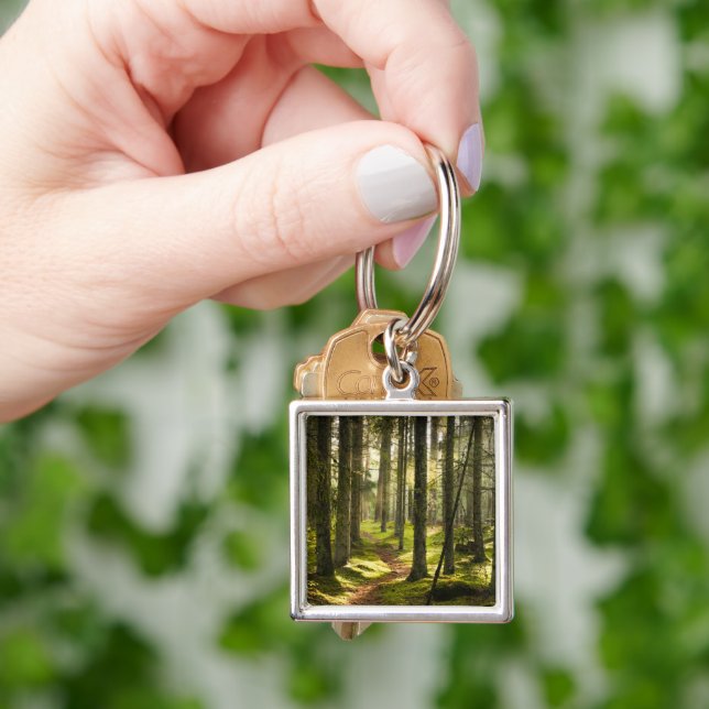 Forests | Boreal Forest Sweden Key Ring (Hand)