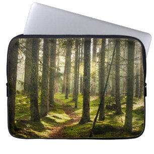 Forests Boreal Forest Sweden Laptop Sleeve