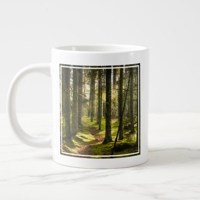 Forests | Boreal Forest Sweden Large Coffee Mug (Left)