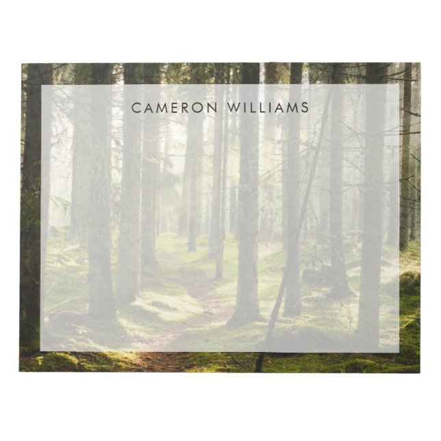 Forests | Boreal Forest Sweden Notepad (Front)