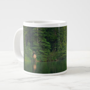Forests   Elk at Banff National Park Alberta Large Coffee Mug