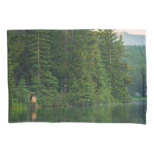 Forests   Elk at Banff National Park Alberta Pillowcase