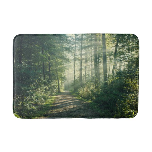 Forests | Forest Path Hamburg Germany Bath Mat (Front)