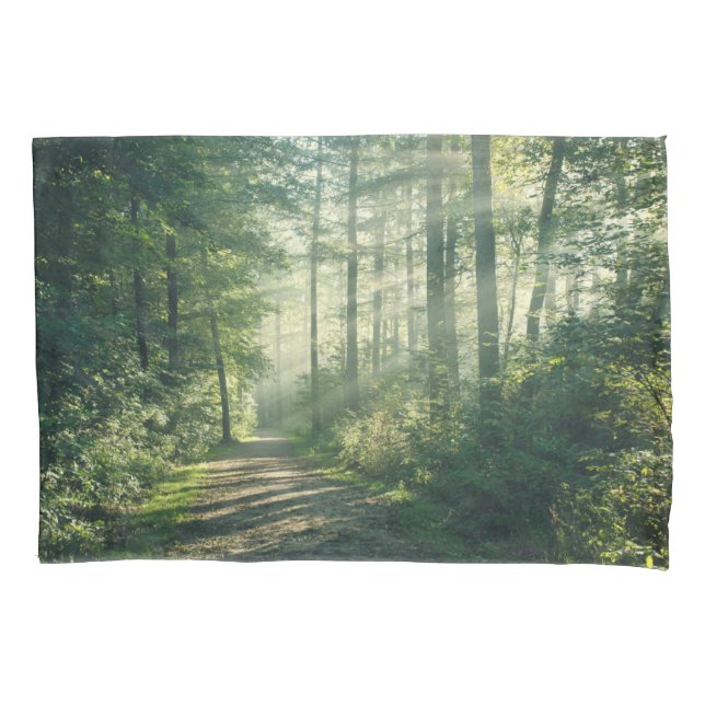 Forests | Forest Path Hamburg Germany Pillowcase (Front)