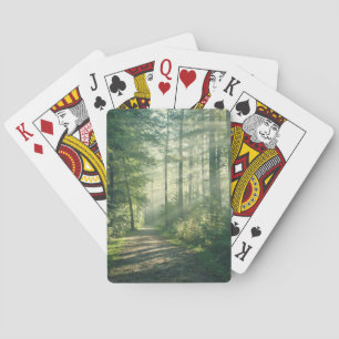 Forests Forest Path Hamburg Germany Playing Cards