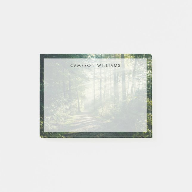 Forests | Forest Path Hamburg Germany Post-it Notes (Front)