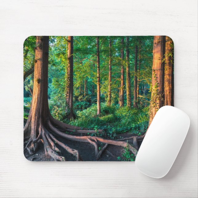 Forests | Greenery & Woodland Mouse Pad (With Mouse)