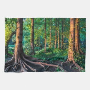 Forests   Greenery & Woodland Tea Towel