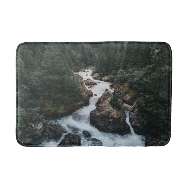 Forests | Grison Graubunden Canton Bath Mat (Front)