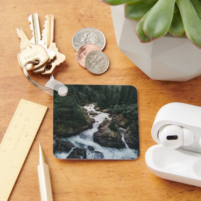 Forests | Grison Graubunden Canton Key Ring (Desk)