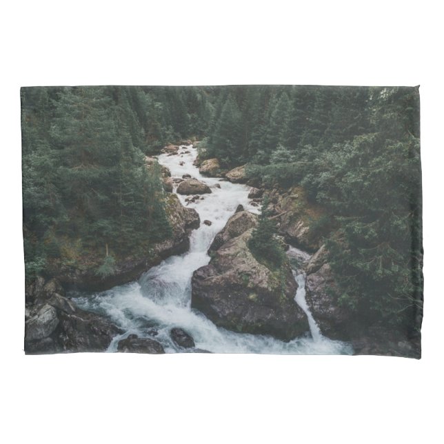 Forests | Grison Graubunden Canton Pillowcase (Front)