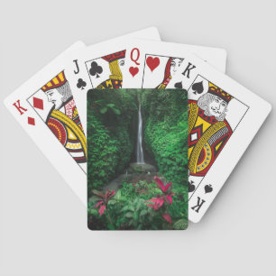 Forests   Leke Leke Waterfalls in Bali Playing Cards