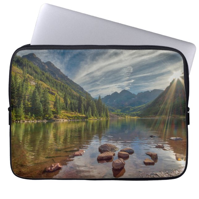 Forests | Maroon Bells Colorado Laptop Sleeve (Front)